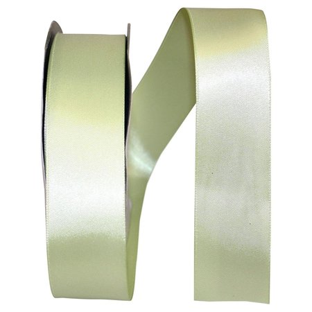 RELIANT RIBBON 10.5 in. 50 Yards Double Face Satin Ribbon, Lime Juice 4950-542-09K